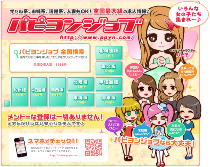 パピヨンジョブの使い方やおすすめの求人情報