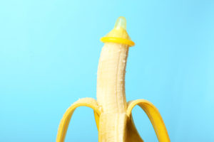 バナナとコンドーム画像